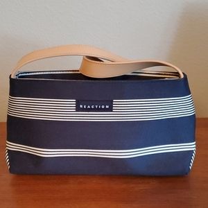 2/$15 Navy and tan handbag